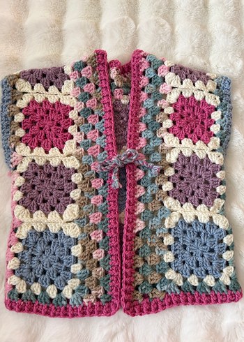 Crochet Yelek - Görsel 11