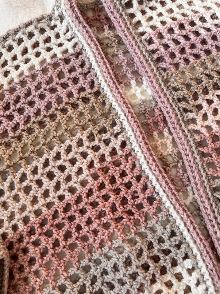 Bej Pudra Triko Kadın Hırka - Görsel 2