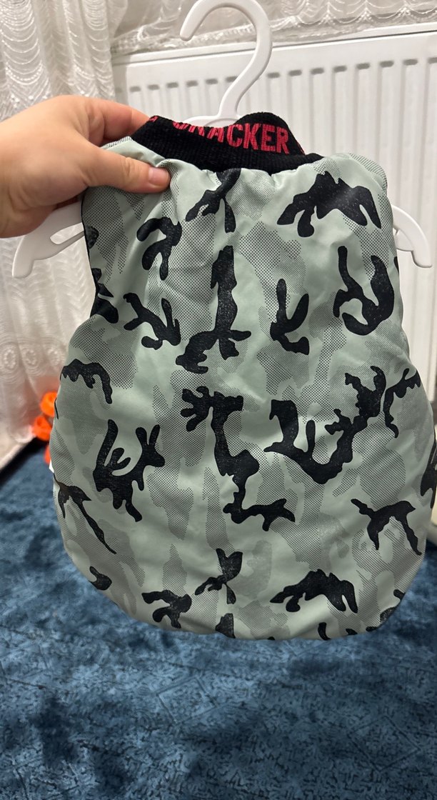 Erkek Çocuk Kamuflaj Desenli Fermuarlı Yelek - Görsel 3