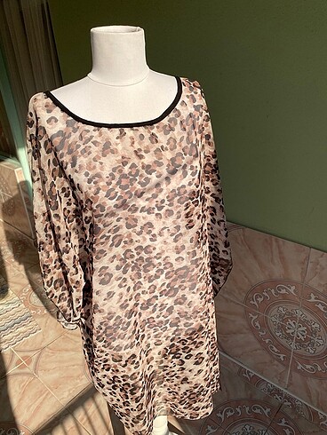 Kadın Pareo (Leopar Desenli) - Görsel 2