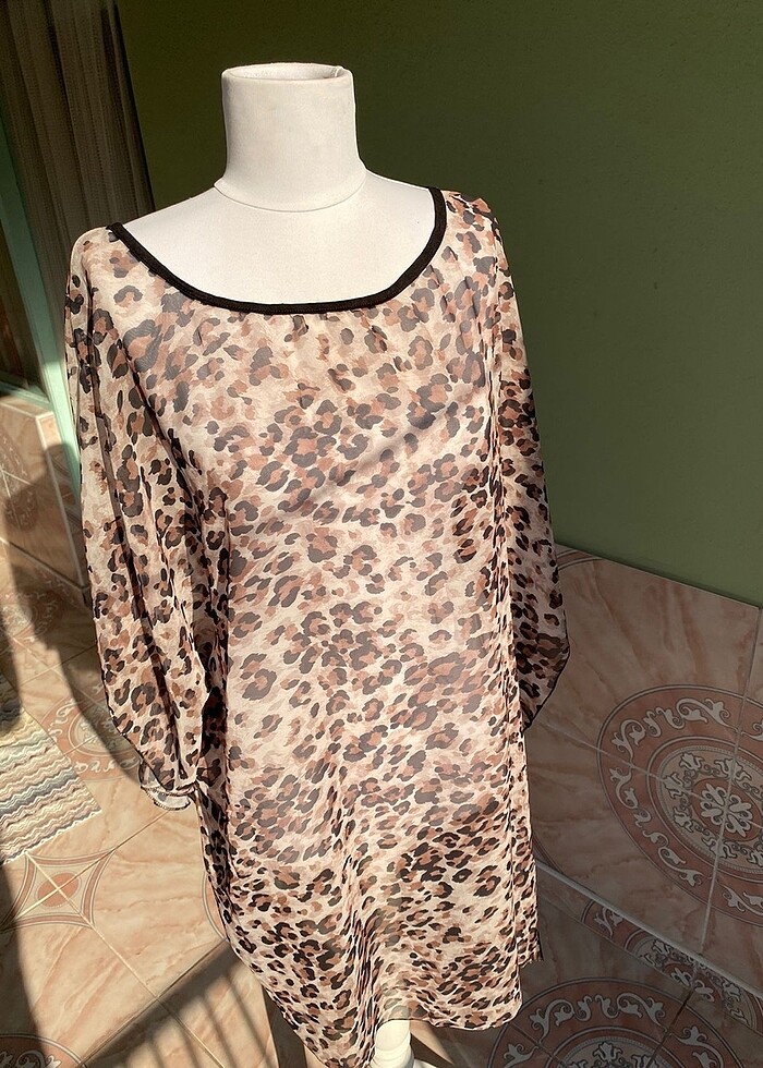 Kadın Pareo (Leopar Desenli) - Görsel 2