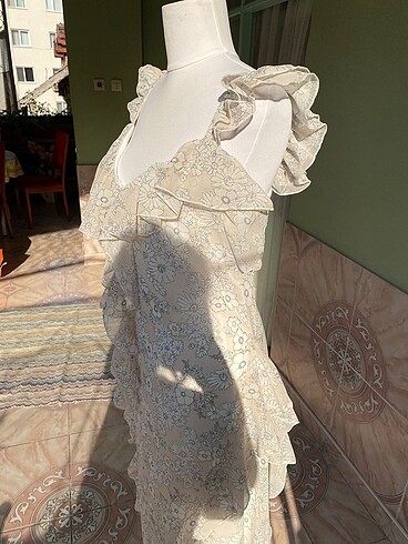 m Beden çeşitli Renk Uzun Yazlık Elbise