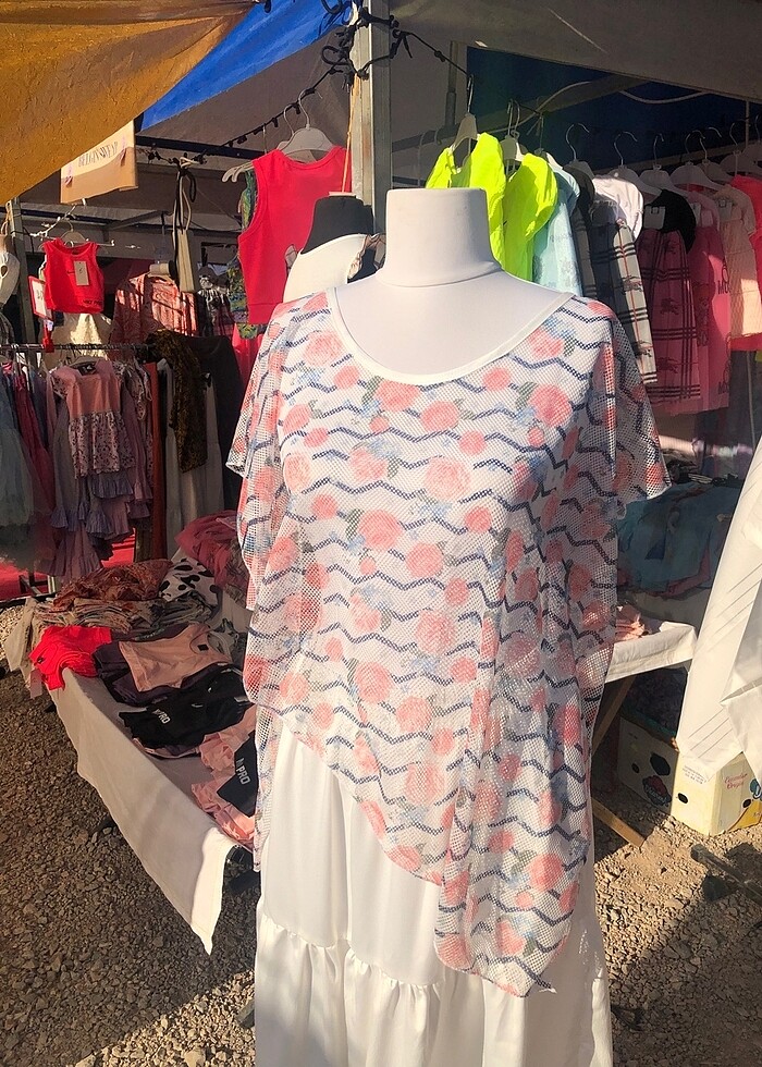 Kadın Pareo Bluz - Görsel 3