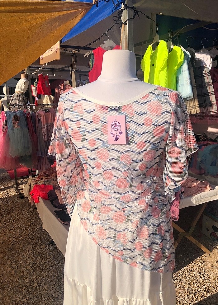 Kadın Pareo Bluz - Görsel 5