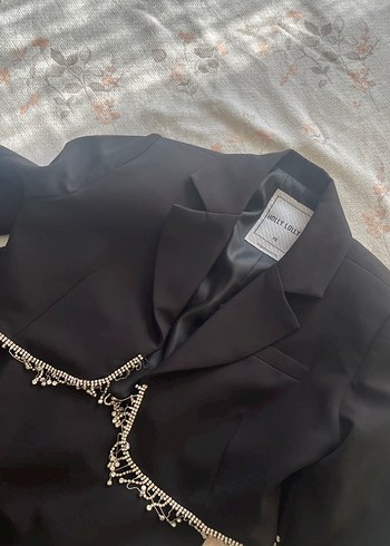 xs Beden siyah Renk Holly Lolly Taşlı Takım Kadın