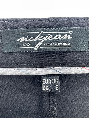 36 Beden siyah Renk Vintage Love Kumaş Pantolon %70 İndirimli.