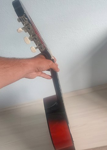 castilla kırmızı elektro gitar - Görsel 5