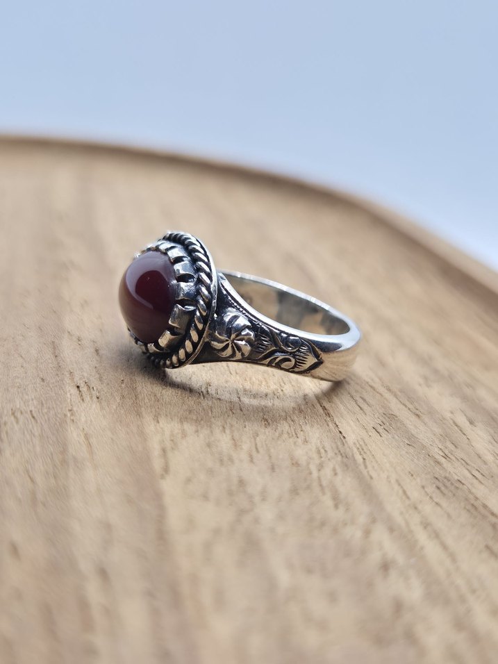 OSMANLI SIKMA GÜMÜŞ YÜZÜK - Görsel 3