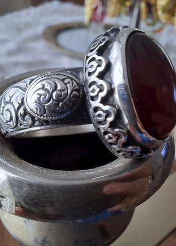 OSMANLI SIKMA GÜMÜŞ YÜZÜK - Görsel 2