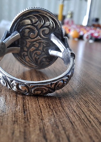 OSMANLI SIKMA GÜMÜŞ YÜZÜK - Görsel 6