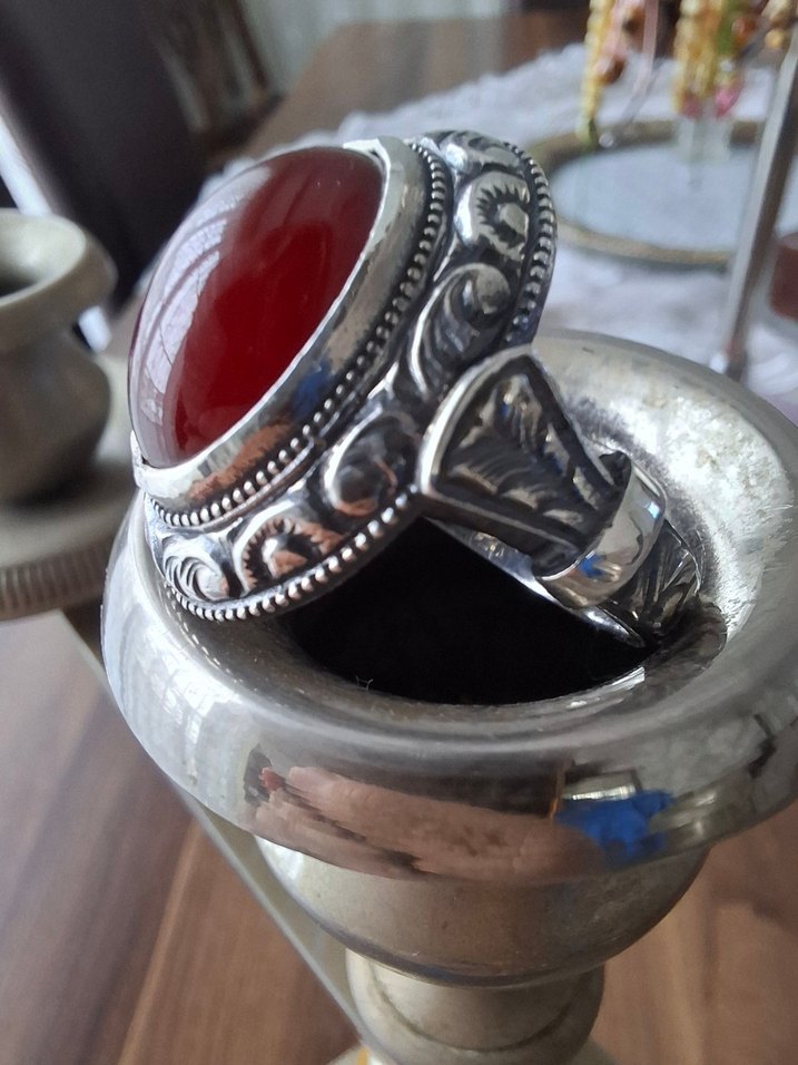 OSMANLI SIKMA GÜMÜŞ YÜZÜK - Görsel 4