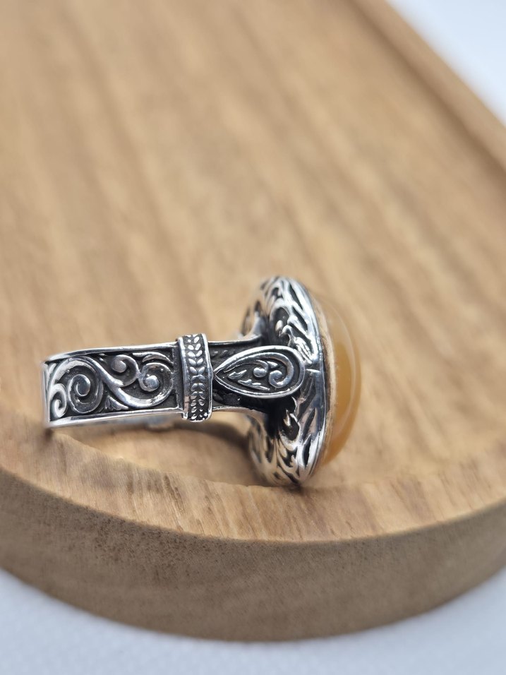 OSMANLI SIKMA GÜMÜŞ YÜZÜK - Görsel 4