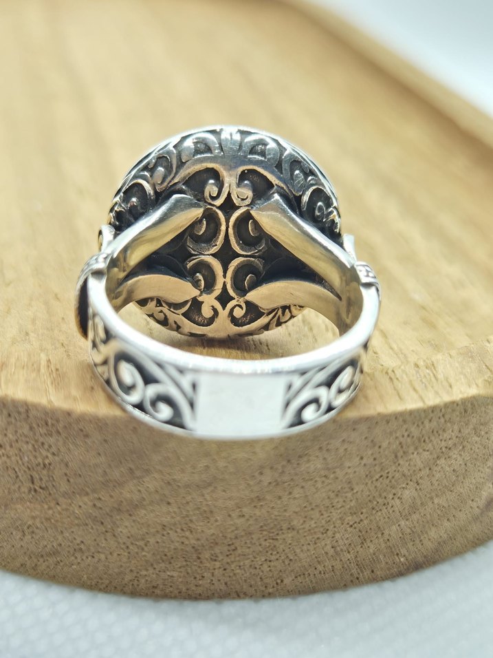 OSMANLI SIKMA GÜMÜŞ YÜZÜK - Görsel 3