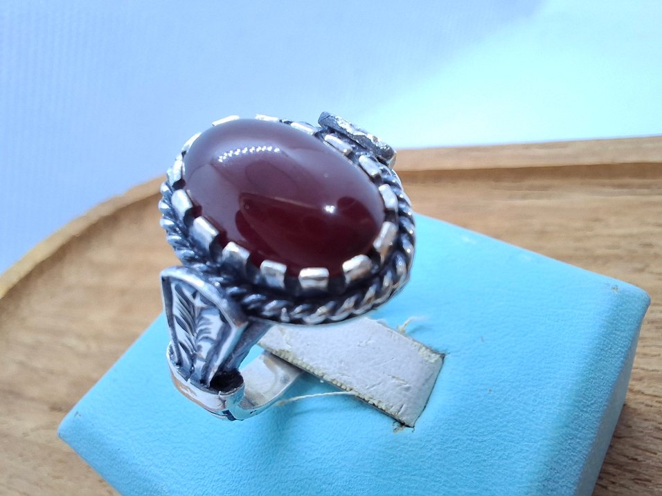 OSMANLI SIKMA GÜMÜŞ YÜZÜK - Görsel 2