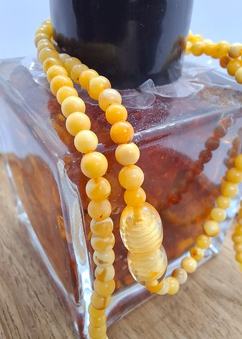 DAMLA KEHRİBAR KOLYE - Görsel 4