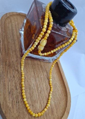 DAMLA KEHRİBAR KOLYE - Görsel 2