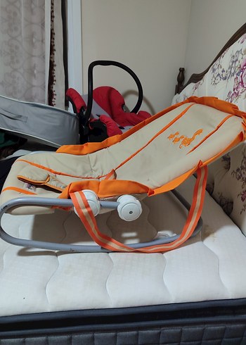 Turuncu Detaylı Camel Bebek Taşıma Koltuğu - Görsel 2