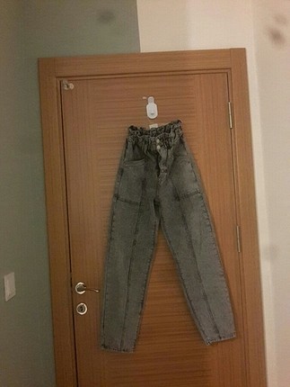 Slouchy balon jean gri füme