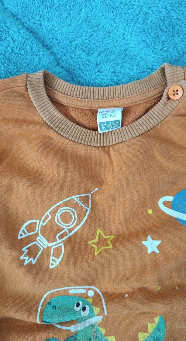 Erkek Çocuk Uzun Kollu Düğmeli Sweatshirt - Görsel 3