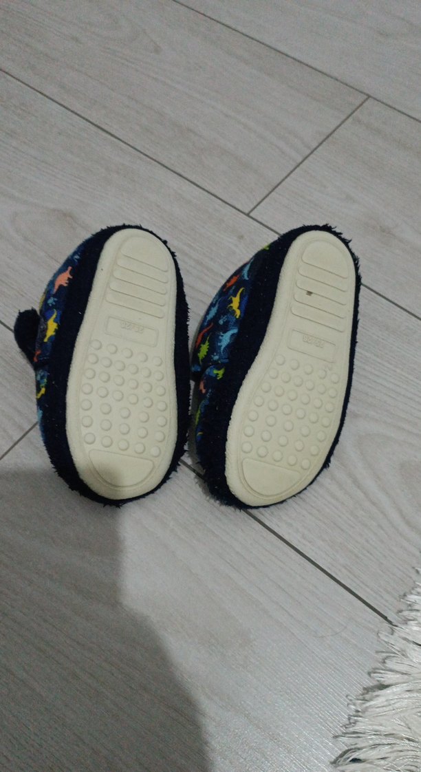 Renkli Bağcıklı Erkek Çocuk Ev Terliği - Görsel 4