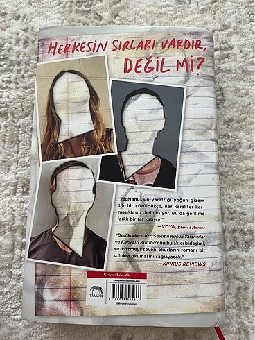  Beden Renk Birimiz Yalan Söylüyor Ciltli Karen M. McManus Okuma Kitabı