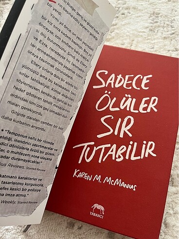  Sadece Ölüler Sır Tutabilir Karen M. McManus Okuma Kitabı