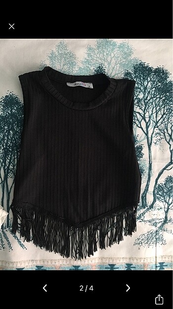 Trendyol & Milla Siyah crop