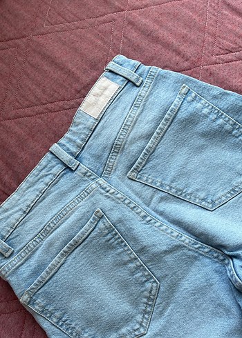34 Beden Mavi Denim Kadın Pantolon