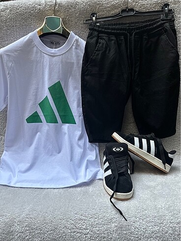 ? Oversize tişört (nefes alır kumaş) ? Rahat kesim şort ? Orijin - Görsel 2
