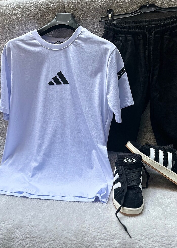 ? Oversize tişört (nefes alır kumaş) ? Rahat kesim şort ? Orijin - Görsel 3