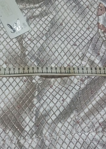 Uzun İnci zımbalı abiye - Görsel 5