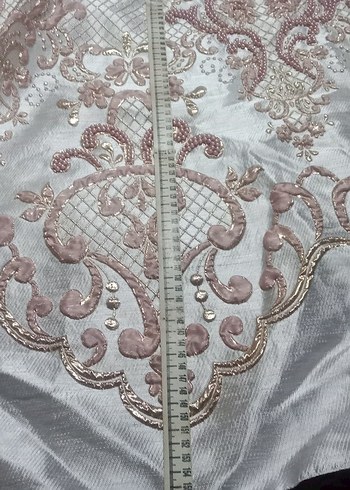 Uzun İnci zımbalı abiye - Görsel 6