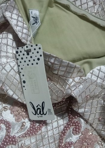 Uzun İnci zımbalı abiye - Görsel 8