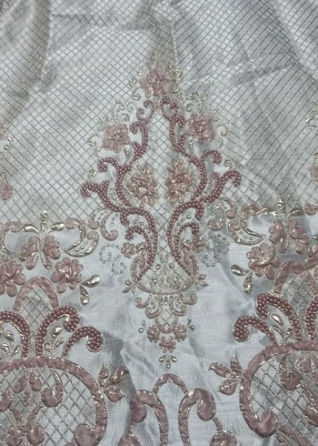 Uzun İnci zımbalı abiye - Görsel 11