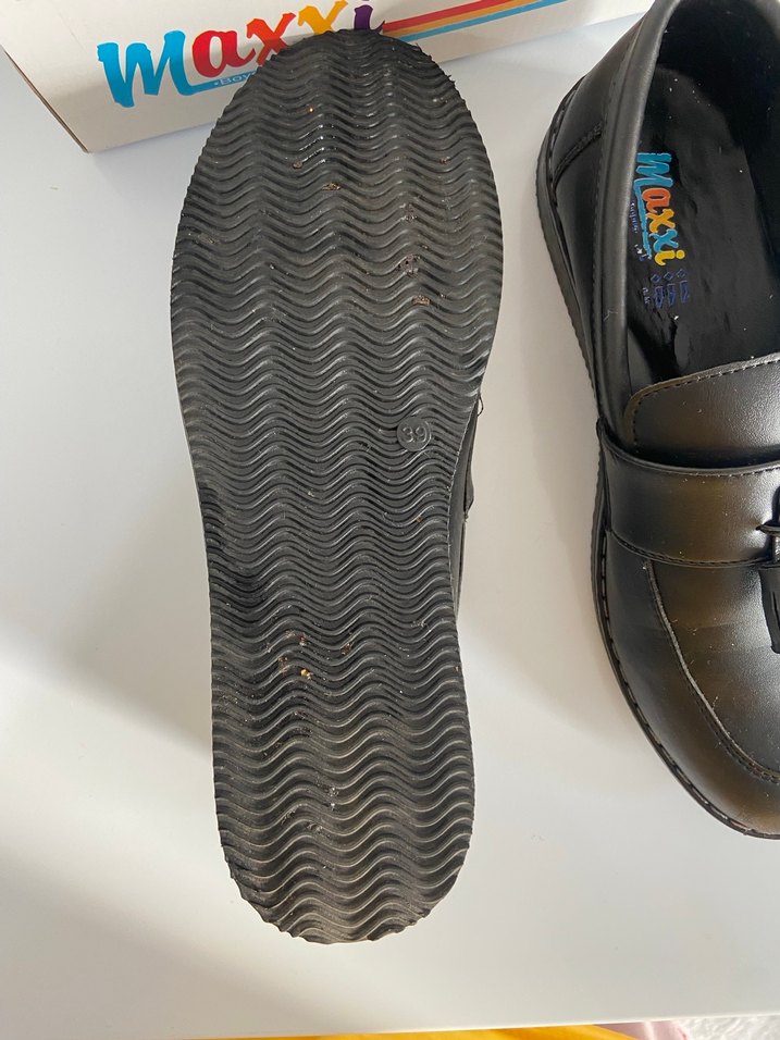 Püsküllü Siyah Erkek Çocuk Loafer Ayakkabı - Görsel 3