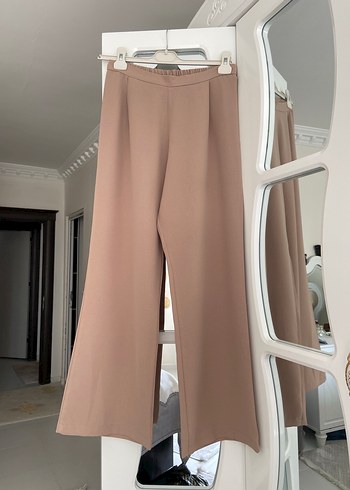 Bej Uzun Kollu Piliseli Kadın Tunik - Görsel 3