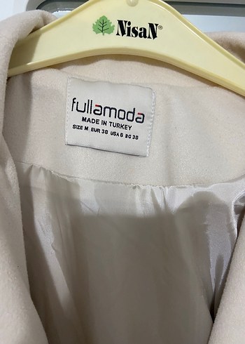 Bej Midi Kadın Klasik Kesim Kaban - Görsel 2