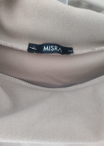 Düğmeli Bej Kadın Panço - Görsel 3