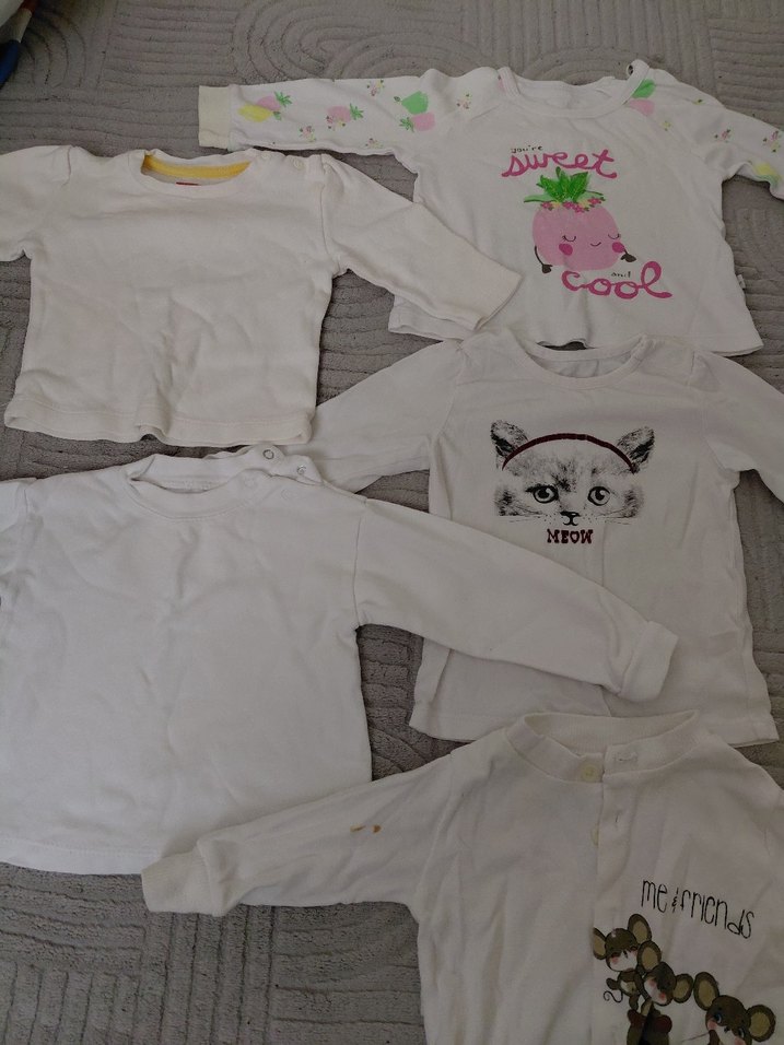 Beyaz Baskılı Çocuk İçlikleri - Görsel 2