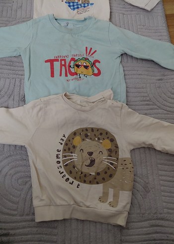 Erkek Çocuk Uzun Kollu Baskılı Sweatshirt - Görsel 5