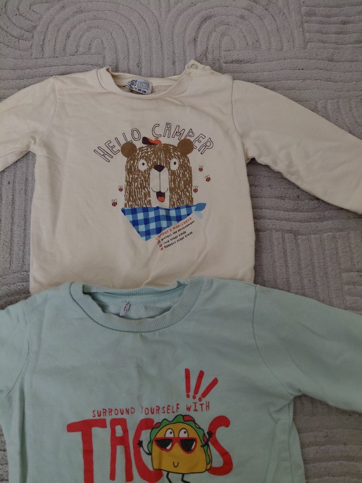 Erkek Çocuk Uzun Kollu Baskılı Sweatshirt - Görsel 4