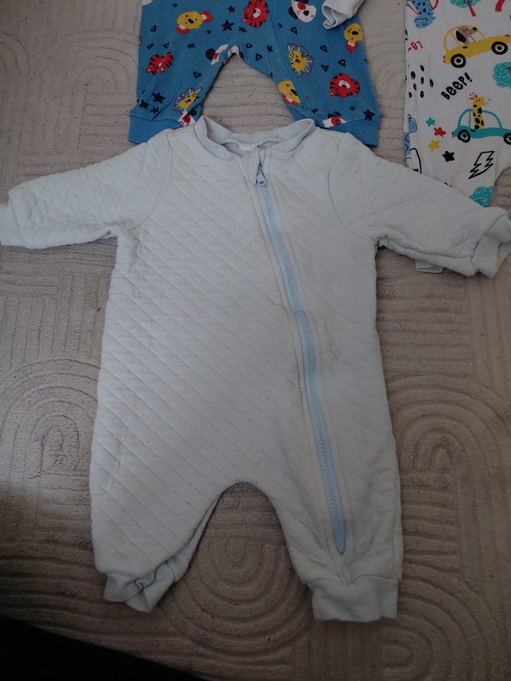 Çocuk Uyku Tulumu 3'lü Renkli ve Beyaz - Görsel 2