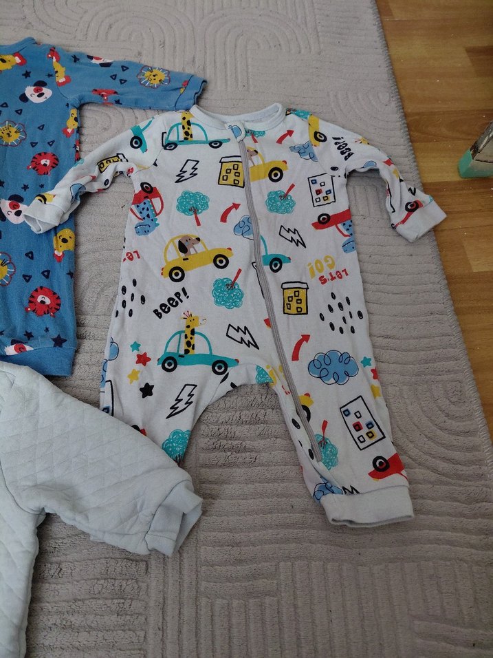 Çocuk Uyku Tulumu 3'lü Renkli ve Beyaz - Görsel 4