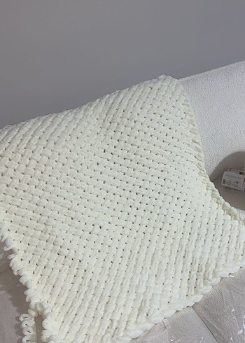 Krem Örgü Çocuk Battaniyesi - Görsel 3