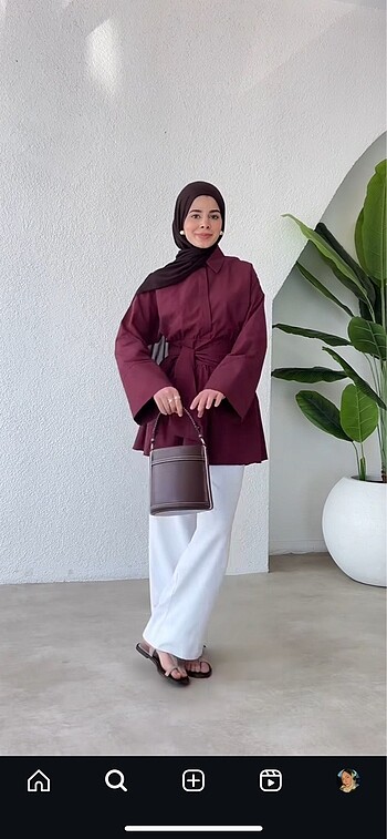 Modaaksa Bordo Tunik