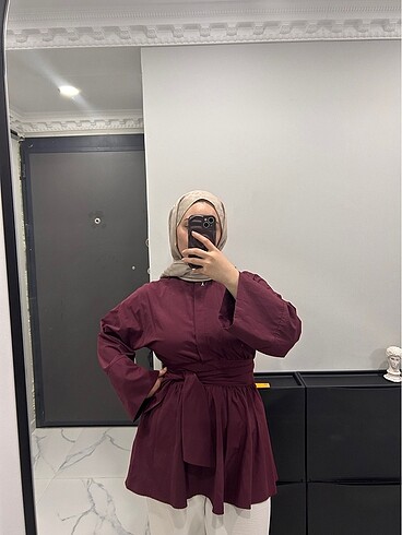 diğer Beden Modaaksa Bordo Tunik