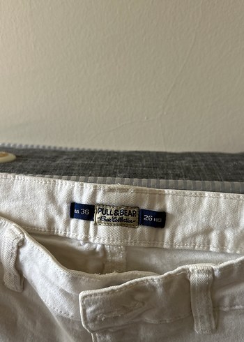 Pull and Bear Pull Bear Ekru Duz Pantolon