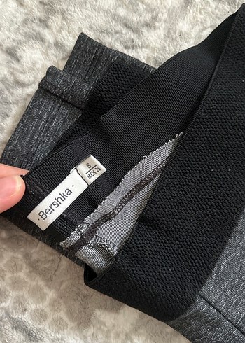 Bershka Siyah Melanj Yuksek Bel Tayt