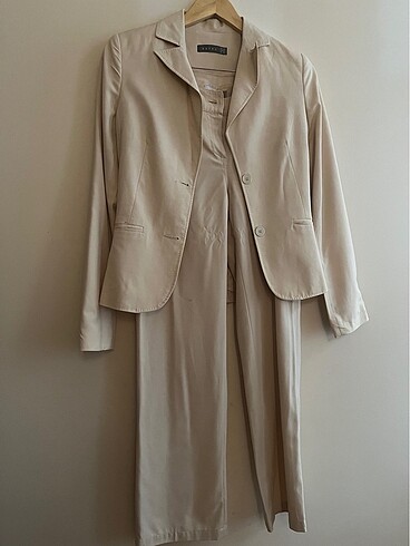 Koton Krem Blazer Ceket Pantolon Takim