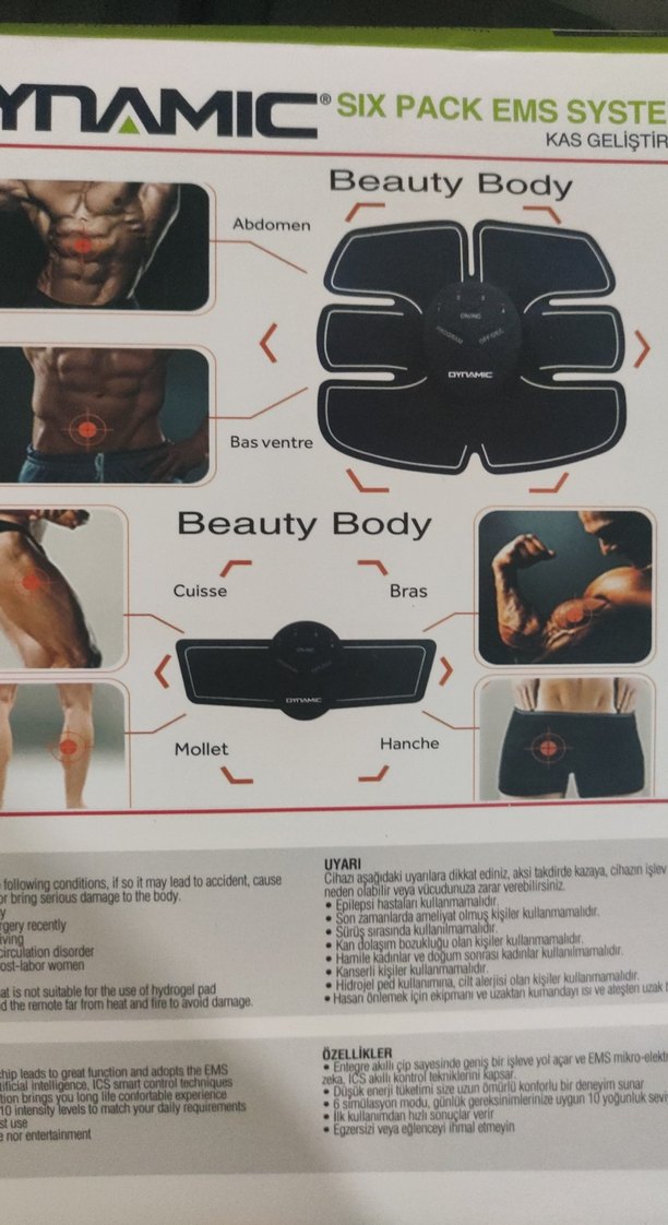 Dynamic Six Pack EMS Kas Geliştirici - Görsel 2